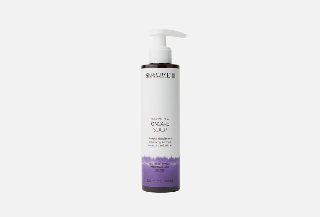 Шампунь для восстановления баланса кожи головы SELECTIVE PROFESSIONAL Rebalancing shampoo рН 5.4-5.75 200 мл