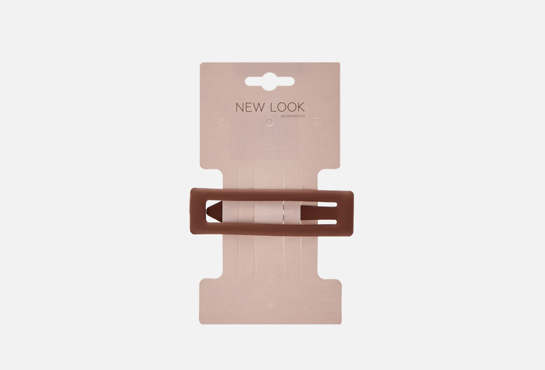 

заколка для волос NEW LOOK, 06128 коричневая 1 шт