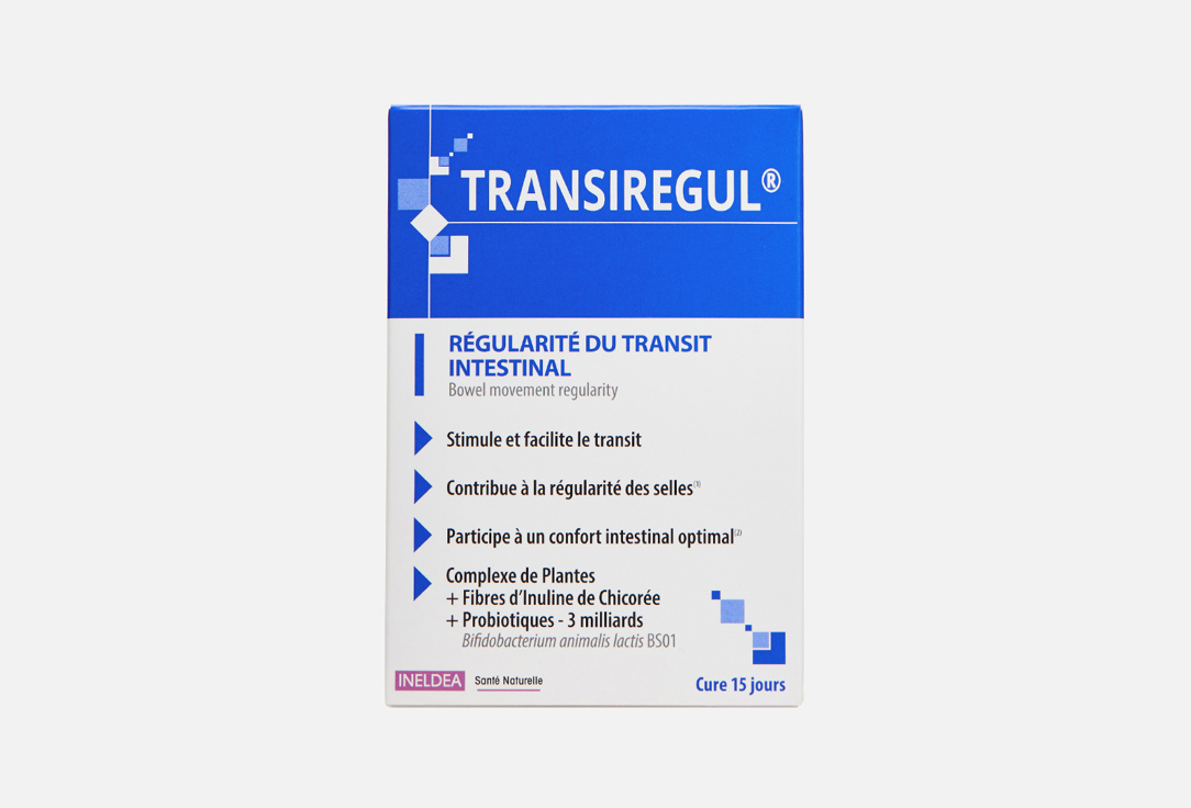БАД для поддержки пищеварения LABORATORIES INELDEA Transiregul бифидобактерии 45 шт