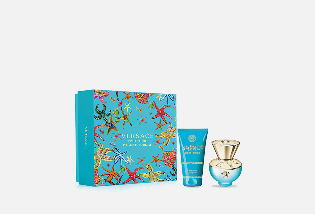 Подарочный набор VERSACE Dylan Turquoise 2 шт женская парфюмерия versace dylan turquoise