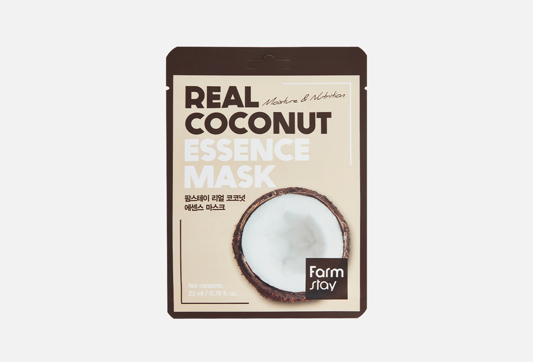 

Тканевая маска для лица FARM STAY, Cocnut 23 мл