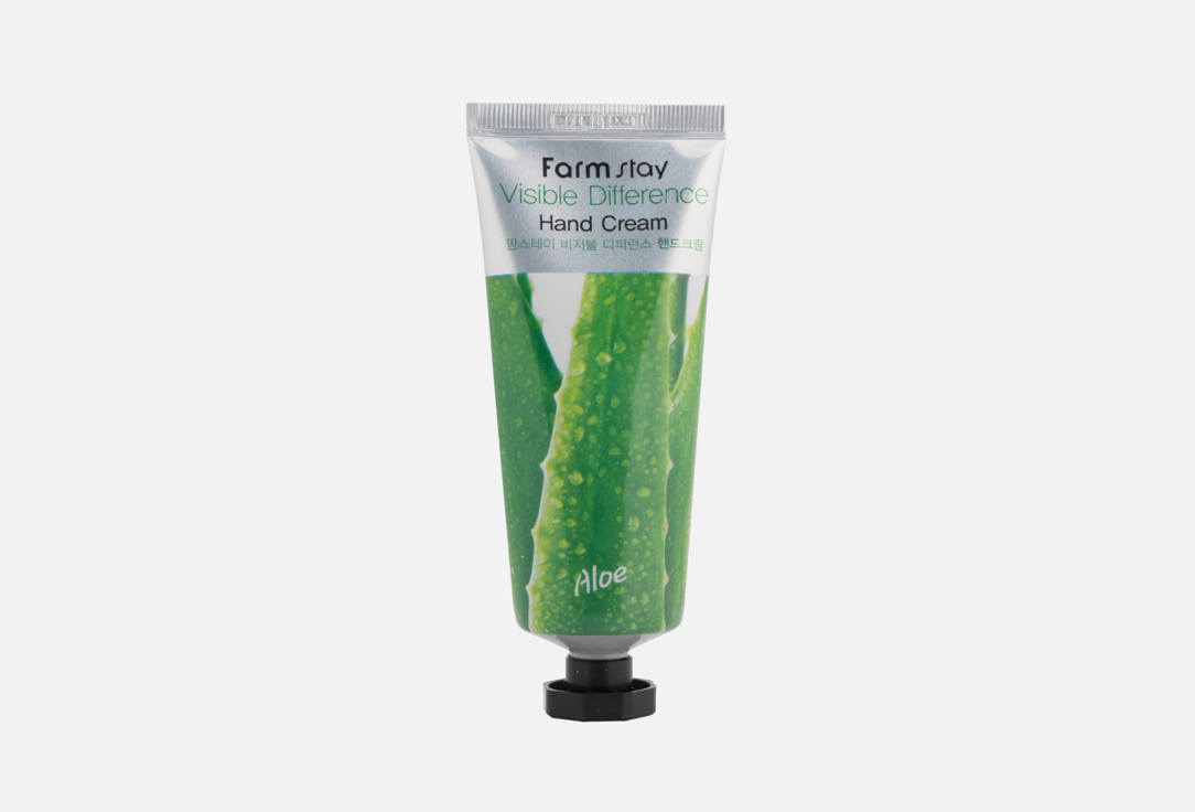 

Крем для рук FARM STAY, VISIBLE DIFFERENCE HAND CREAM ALOE 100 г