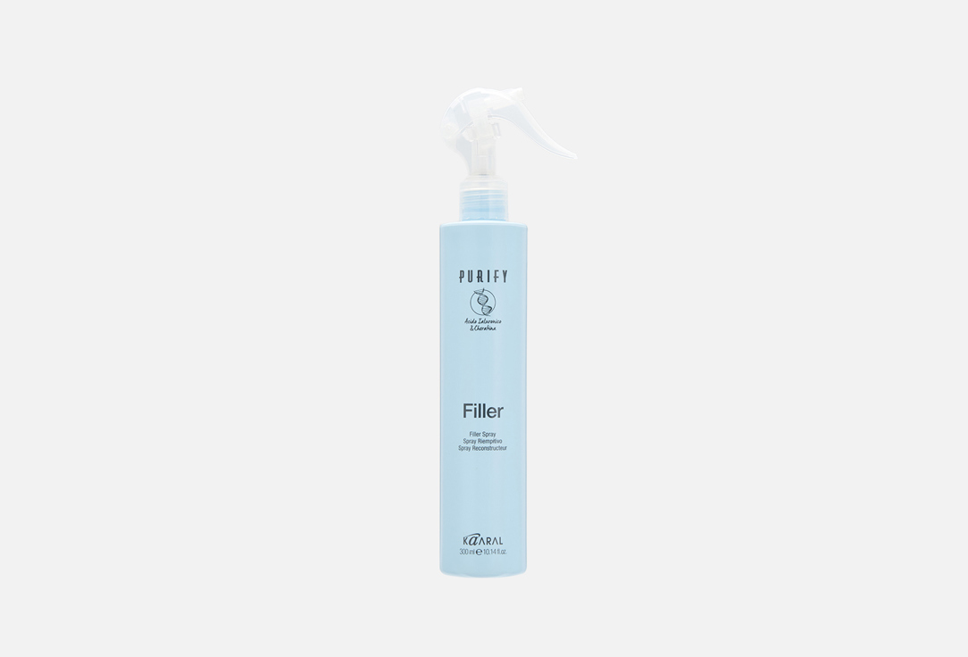 filler шампунь для придания плотности волосам 1000 мл Спрей для придания плотности волосам KAARAL Purify Filler 300 мл