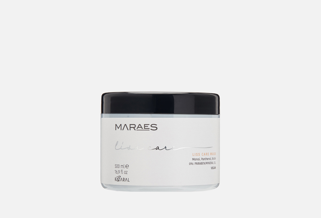 Разглаживающая маска для волос KAARAL Maraes Liss care 500 мл фото