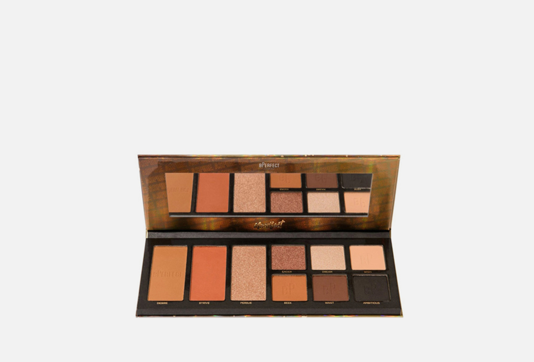 

Палетка теней для век BPERFECT, Коричневый, BPerfect MANIFEST 36 г