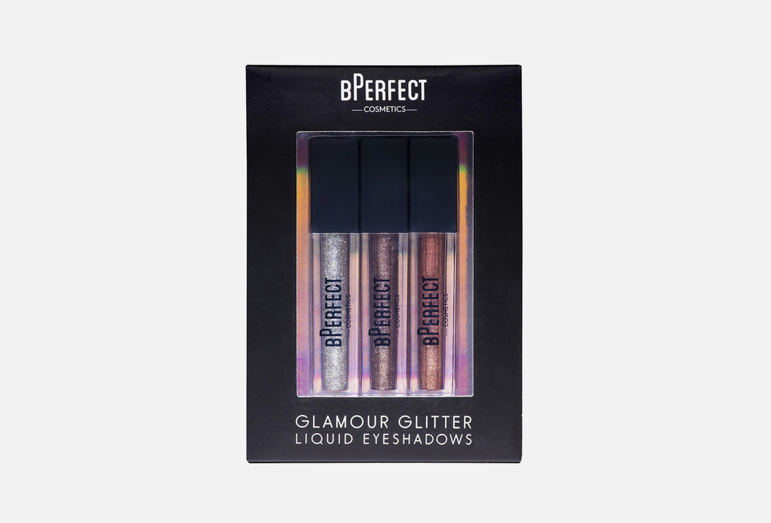 Набор теней для век BPERFECT Glamour Glitter 3 шт фото