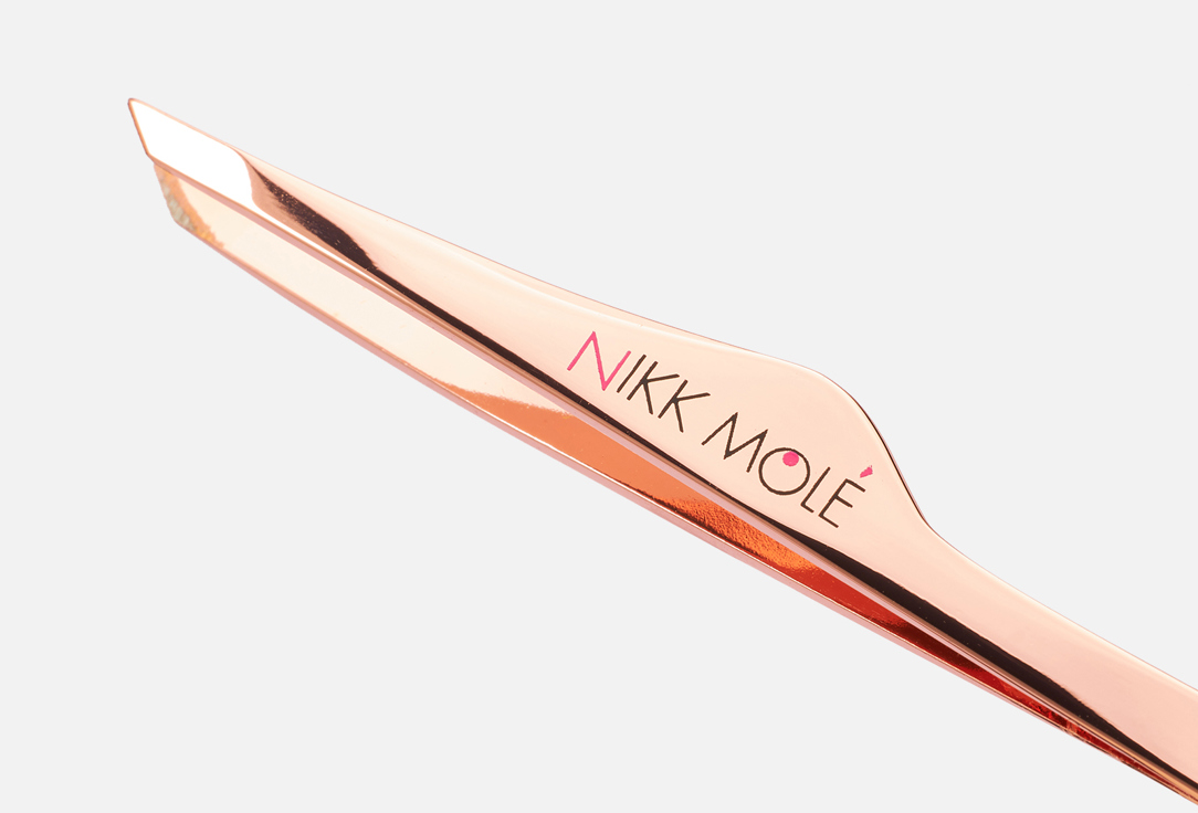 Пинцет + чехол NIKK MOLE Rose gold 