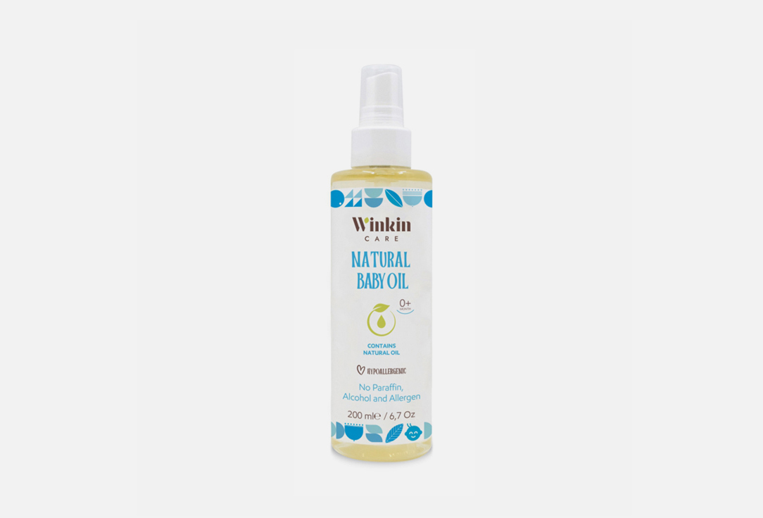 Масло для рук и тела Winkin care Natural Baby Oil 