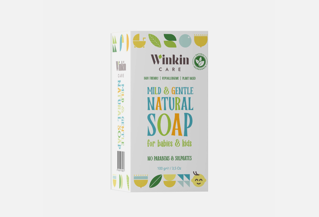 Детское мыло Winkin care Natural soap for babies&kids 