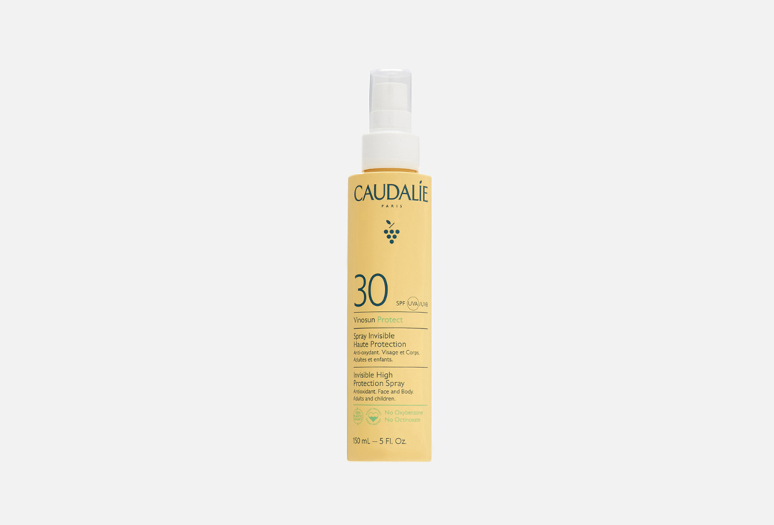 Солнцезащитное молочко-спрей для лица и тела CAUDALIE Vinosun High Protection Spray SPF30 150 мл caudalie солнцезащитный крем для лица