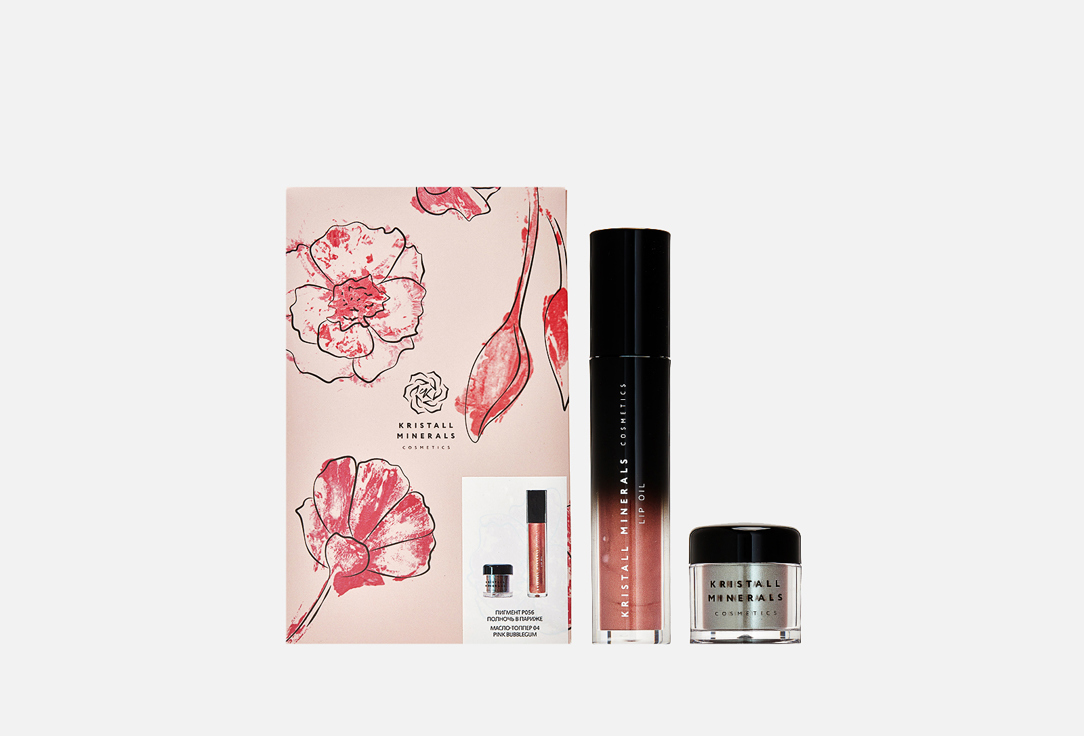 Изображение товара Лимитированный набор косметики Kristall Minerals для глаз и губ