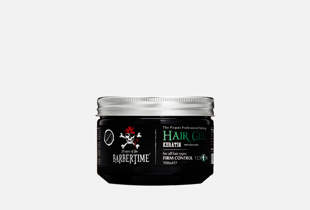 Гель для укладки волос BARBERTIME Keratin 300 мл пудра для укладки волос barbertime пудра загуститель для волос с кератином hair building keratin fiber