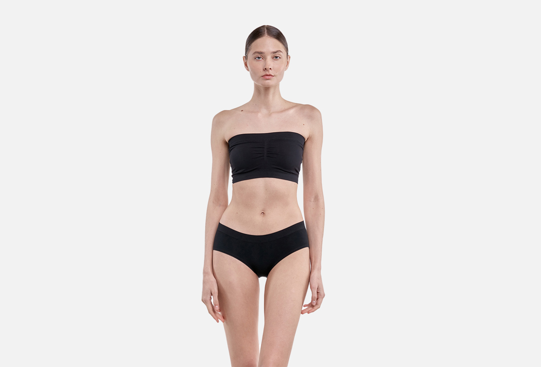 хипстеры с низкой посадкой BELLE YOU BAMBOO SEAMLESS черные XL-XXL мл