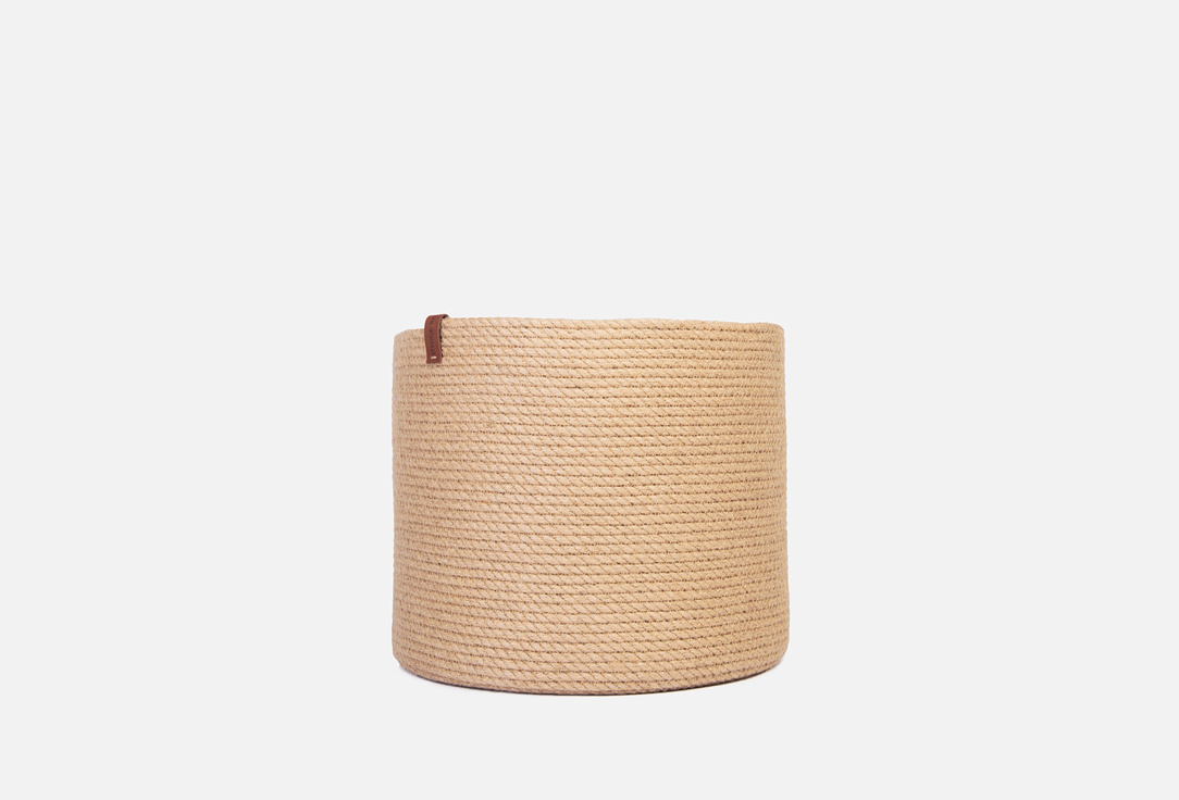 

Корзинка для хранения круглая HYGGE.BASKET.DECOR, Бежевый, Бежевая 1 шт