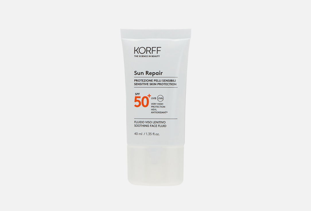Изображение товара Успокаивающий солнцезащитный флюид SPF50+ KORFF Sun Repair для лица 40 мл
