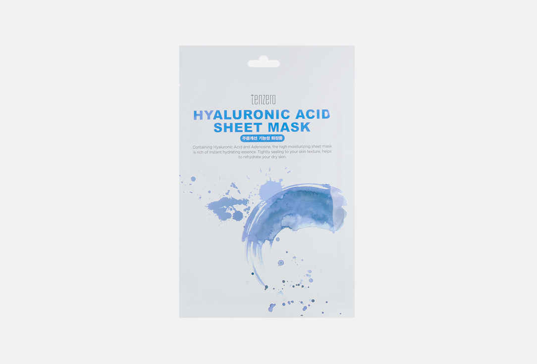 

Тканевая маска с гиалуроновой кислотой TENZERO, Hyaluronic Acid Sheet Mask 1 шт