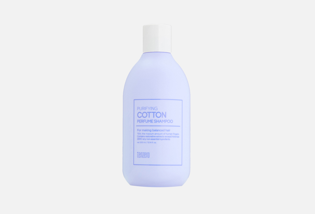 Парфюмированный шампунь Tenzero Purifying Cotton Perfume Shampoo 