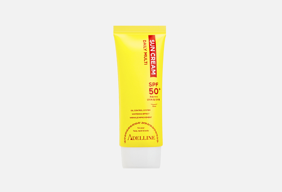 

Солнцезащитный крем для лица SPF 50+ ADELLINE, Daily Multi 70 мл