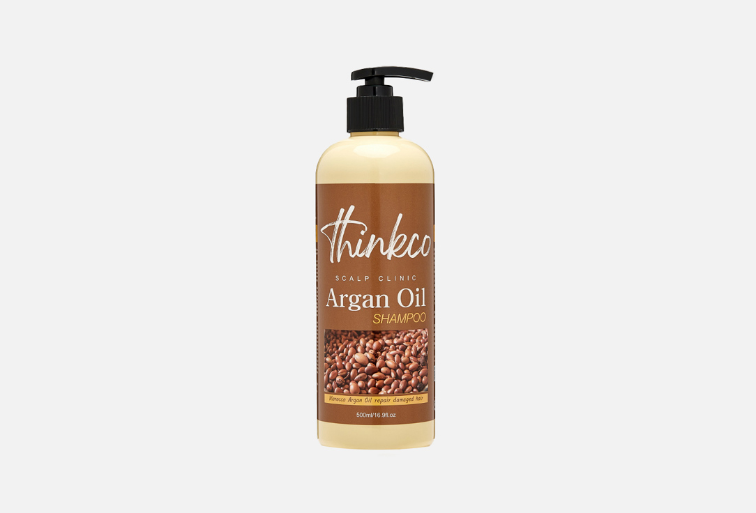 Восстанавливающий шампунь для волос THINKCO Argan Oil 500 мл шампунь для волос beaver argan oil