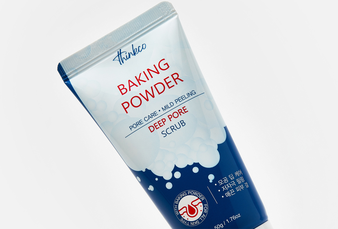 Скраб для глубокого очищения лица thinkco Baking Powder Deep Pore 
