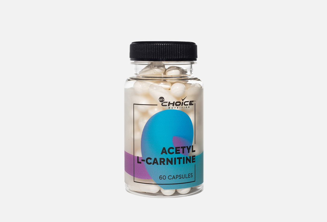 Биологически активная добавка MYCHOICE NUTRITION Acetyl-L-Carnitine 60 шт биологически активная добавка optimum nutrition l carnitine 60 шт