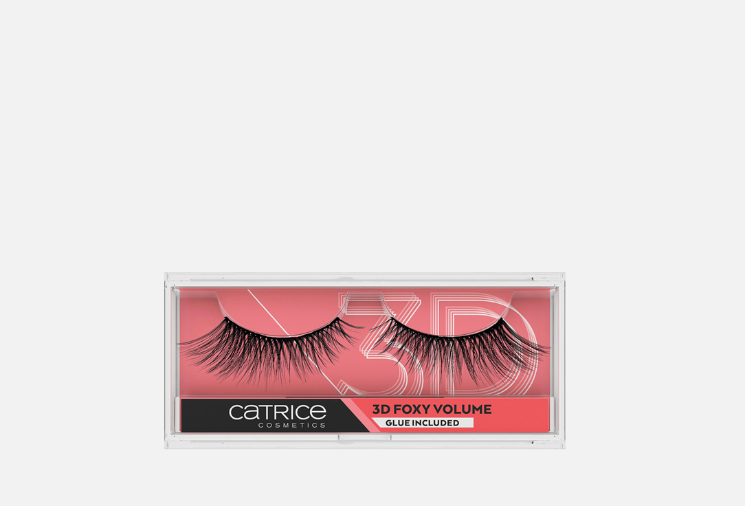 

Накладные ресницы CATRICE, Черный, Couture 3D Foxy Volume 1 шт