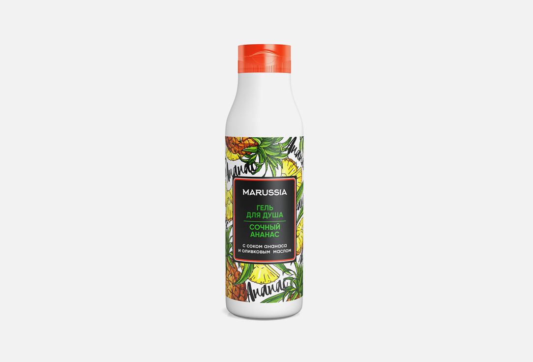 

Гель для душа MARUSSIA, Juice pineapple and olive oil 400 мл