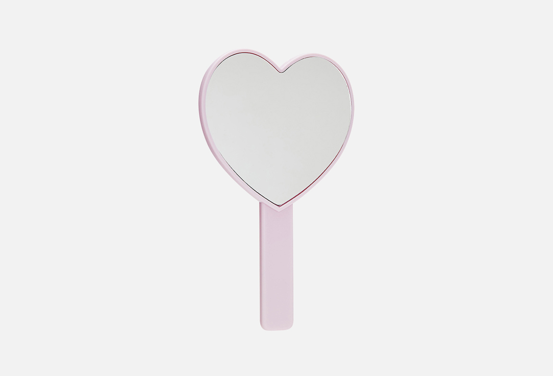 Зеркало FOR ME by gold apple Hand mirror pink heart 