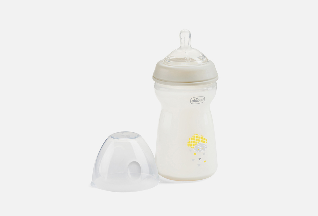 

Бутылочка CHICCO, Natural Feeling 6мес силиконовая соска 330 мл