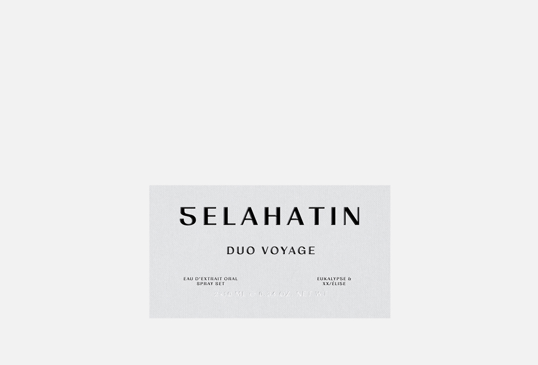 Изображение товара Дорожный набор 2 спрея для полости рта SELAHATIN Duo Voyage