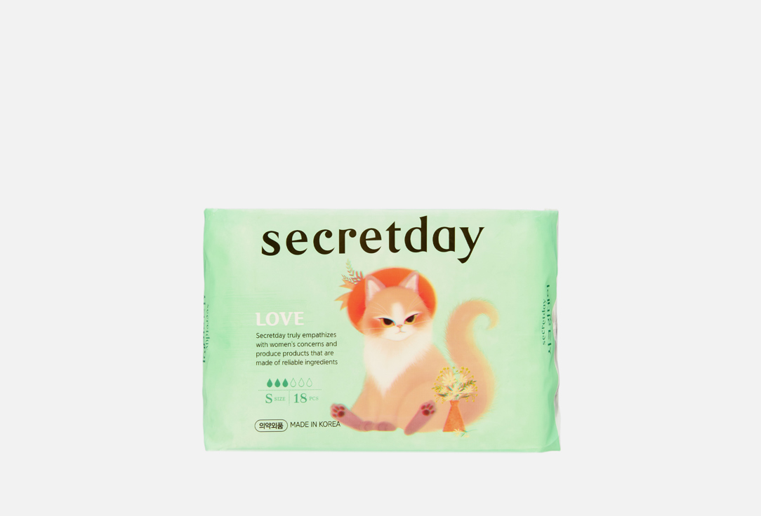 

Прокладки SECRET DAY, Love 18 шт