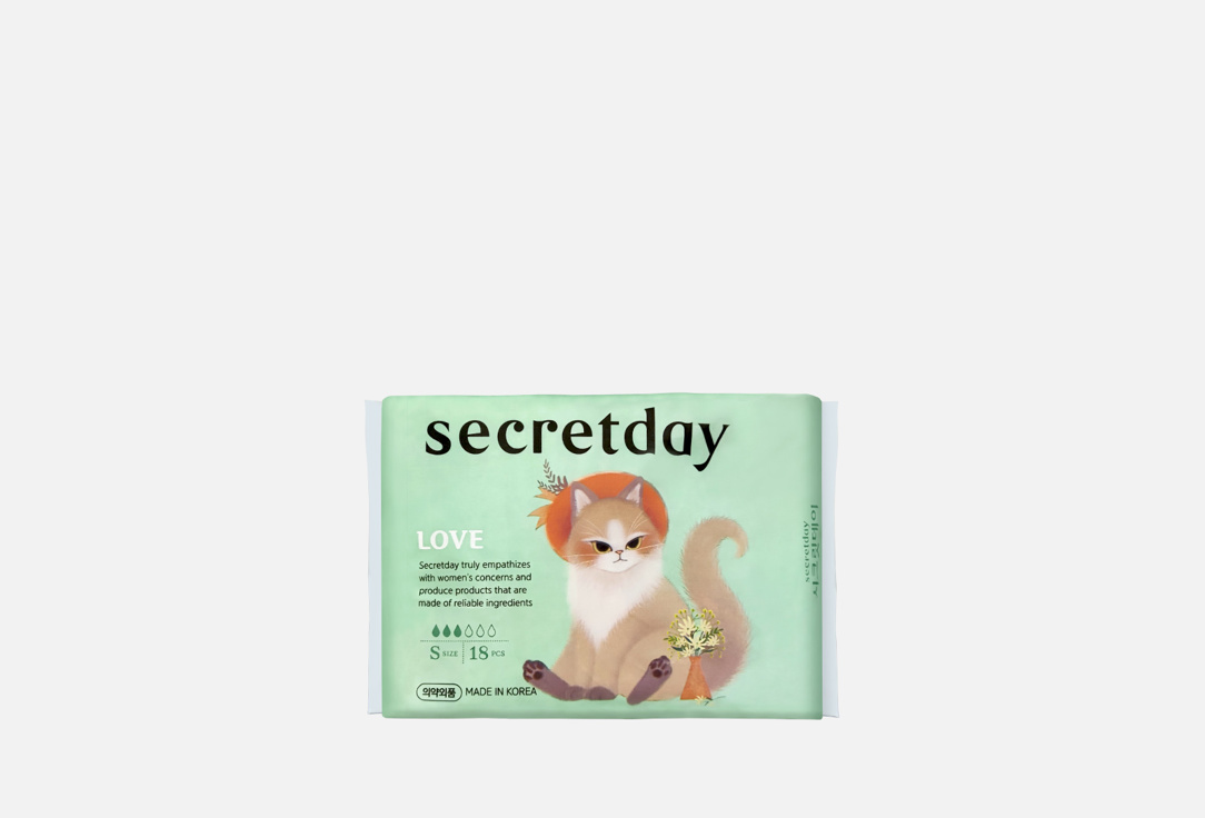 цена Прокладки SECRET DAY Love 18 шт