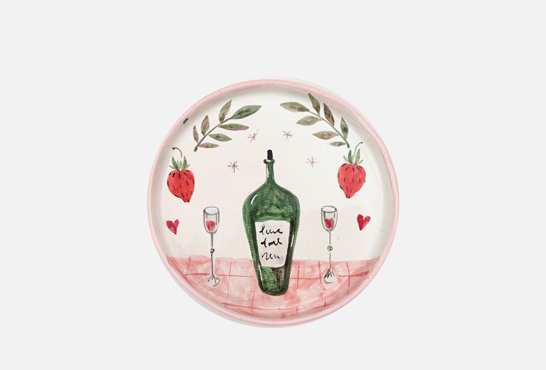 

Керамическая пиала ODARYADARYA, Принт, Вечер с подружкой, 13,5 см 1 шт