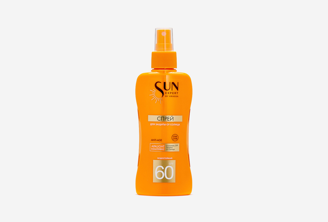 Спрей для тела SPF 60 KRASSA Spray for sun protection 180 мл спрей для тела spf 60 krassa spray for sun protection 180 мл
