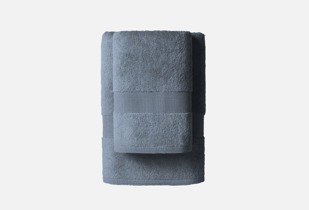 цена Комплект полотенец MG HOME Темно-синий 1 шт
