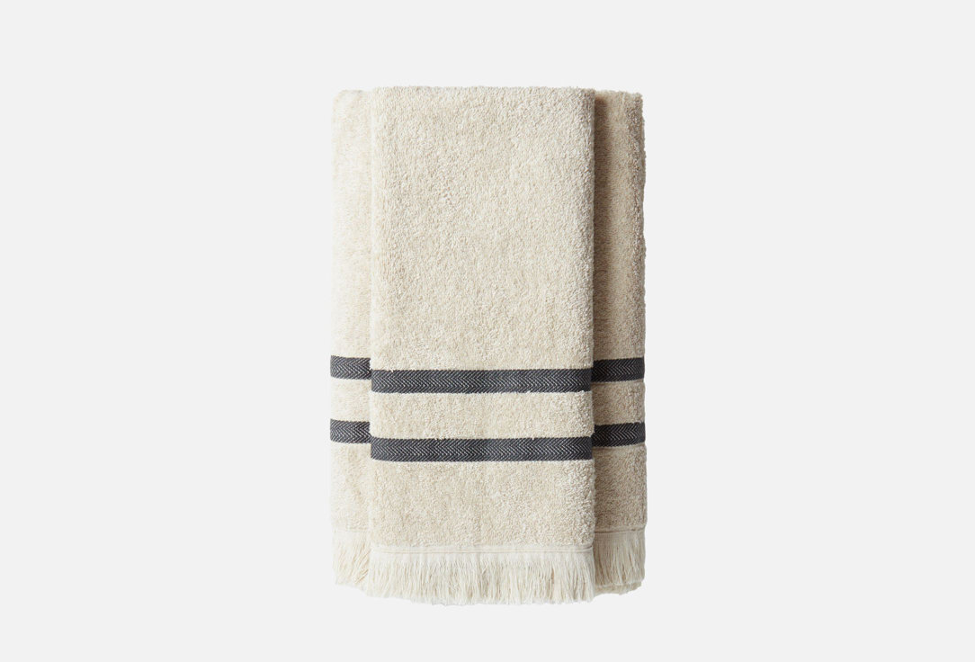 

Комплект полотенец MG HOME, Бежевый, Бежевый 2 шт