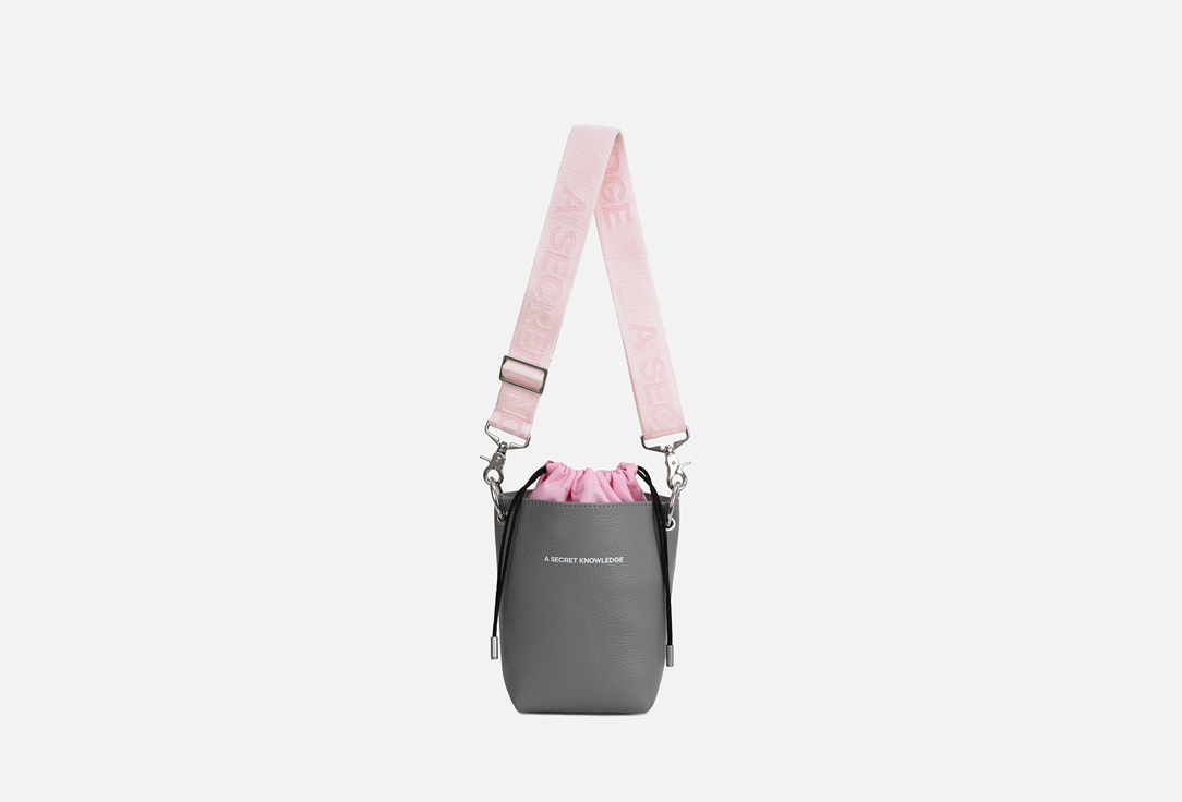 Сумка тоут A SECRET KNOWLEDGE Gray Tub Mini Нежно-розовый мешок 1 шт фетровая сумка тоут ярко розовый