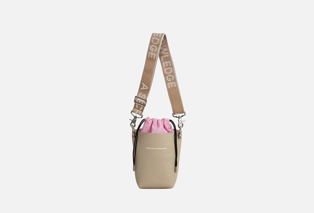 Сумка тоут A SECRET KNOWLEDGE Sand Tub Mini Нежно-розовый мешок 1 шт сумка тоут coccinelle estelle бежевый