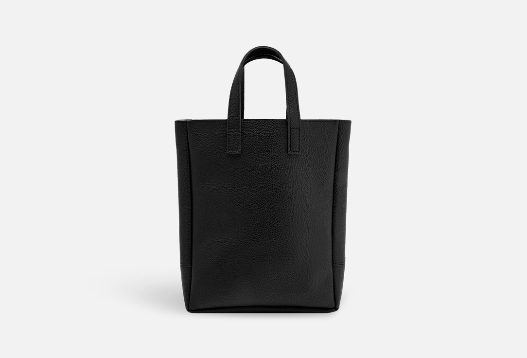 Изображение товара Женская сумка-шопер LOKIS из эко-кожи на плечо и руку Черная