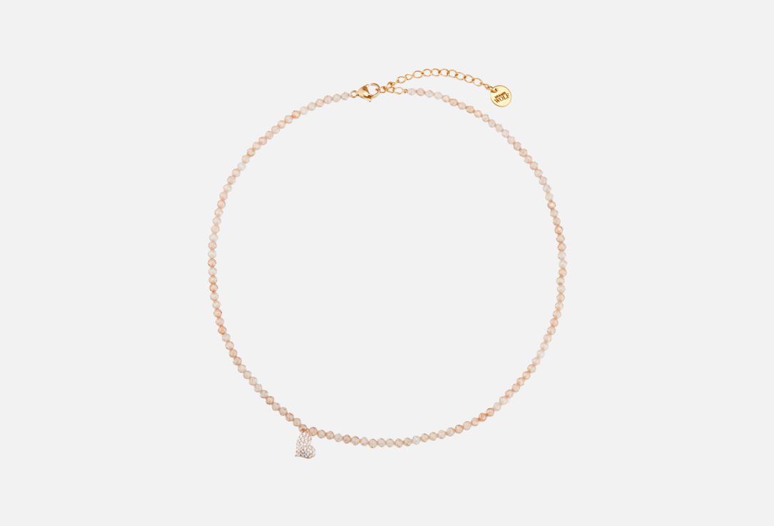 Колье MR&MRS WOLF Zirconia necklace with heart-shaped pendant 1 шт цепь lisa smith necklace with pendant 1 шт