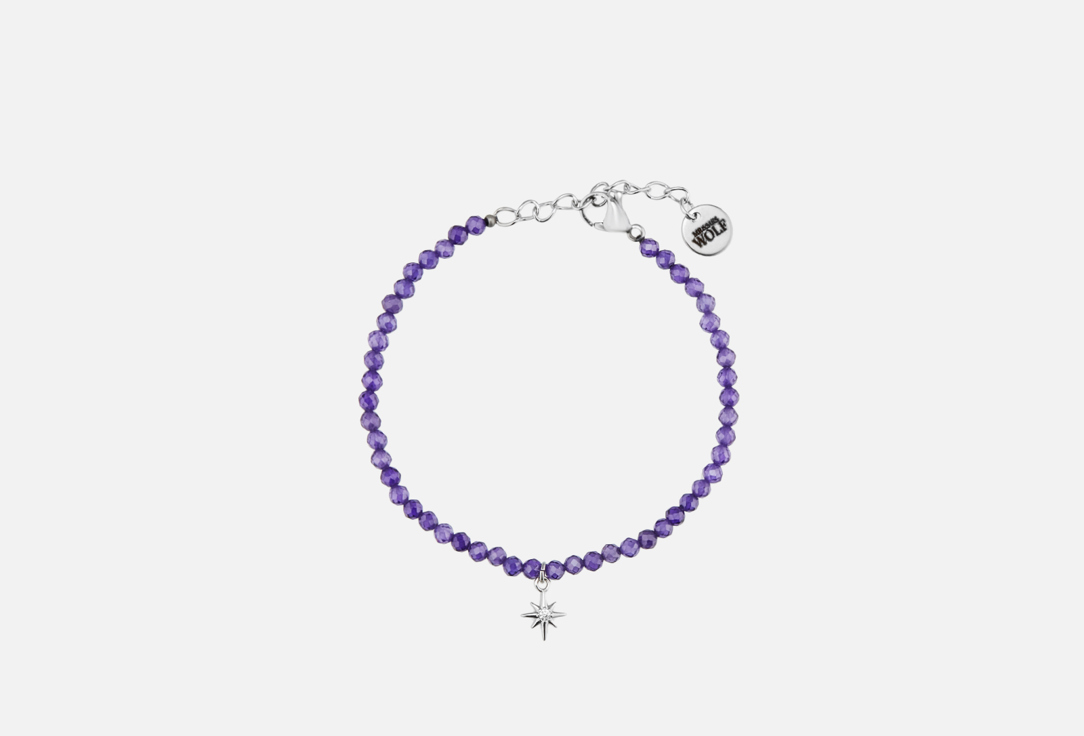 цена Браслет MR&MRS WOLF Violet zircon bracelet 1 шт