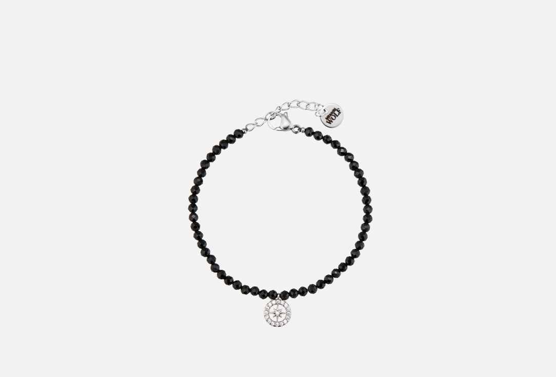 Изображение товара Браслет Mr&Mrs Wolf Black spinel bracelet with pendant