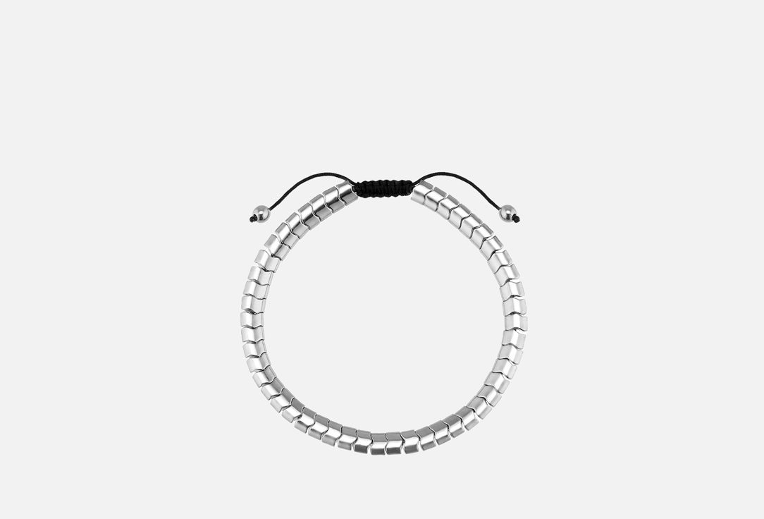 Изображение товара Браслет Mr&Mrs Wolf Silver hematite bracelet for men