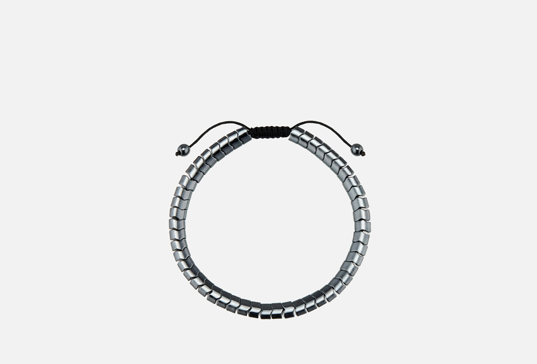 Изображение товара Браслет Mr&Mrs Wolf Men's bracelet made of hematite dark gray