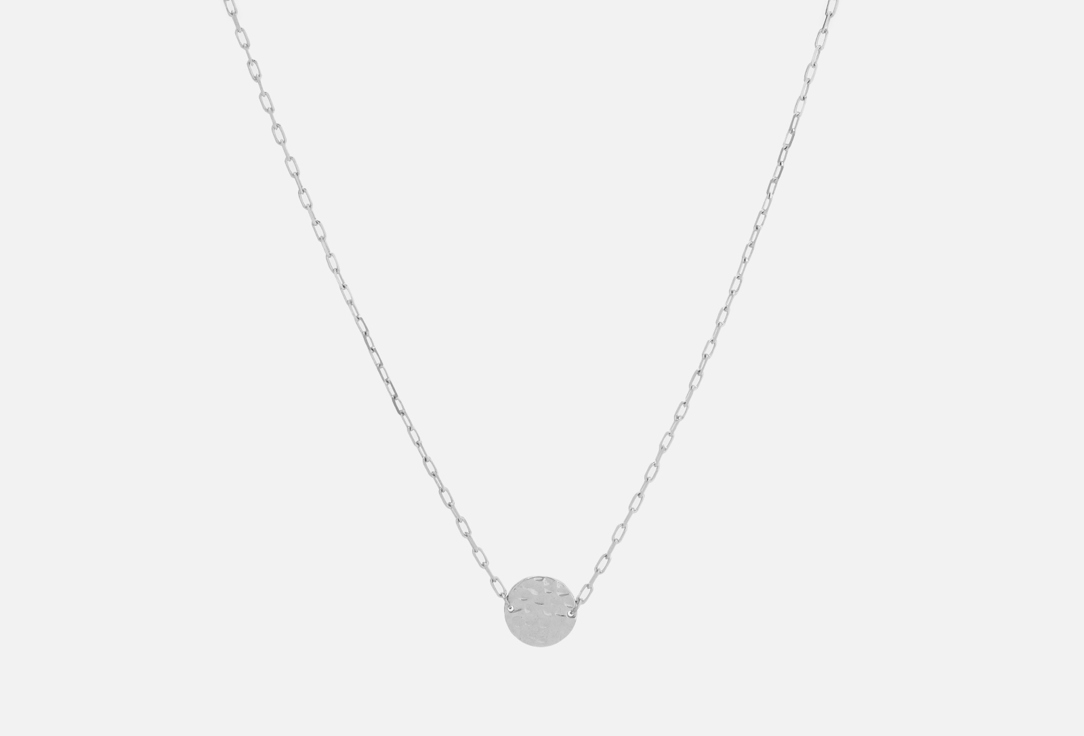 

Колье серебряное SBLESKOM, С битым медальоном 1 шт