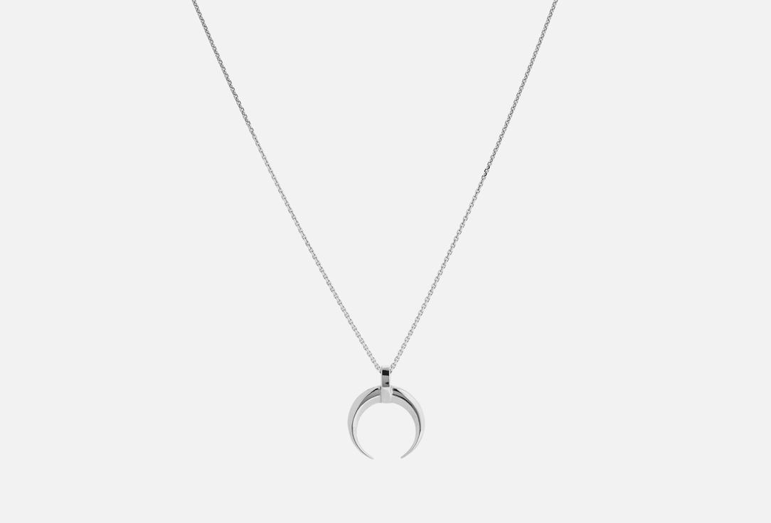 Изображение товара Серебряная подвеска Лунница оберег для женщин с цепочкой из серебра 925