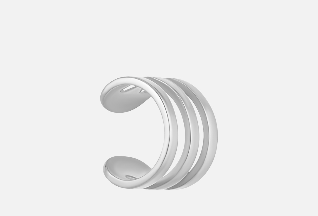 

Серьга серебряная SBLESKOM, Тройная без прокола 1 шт