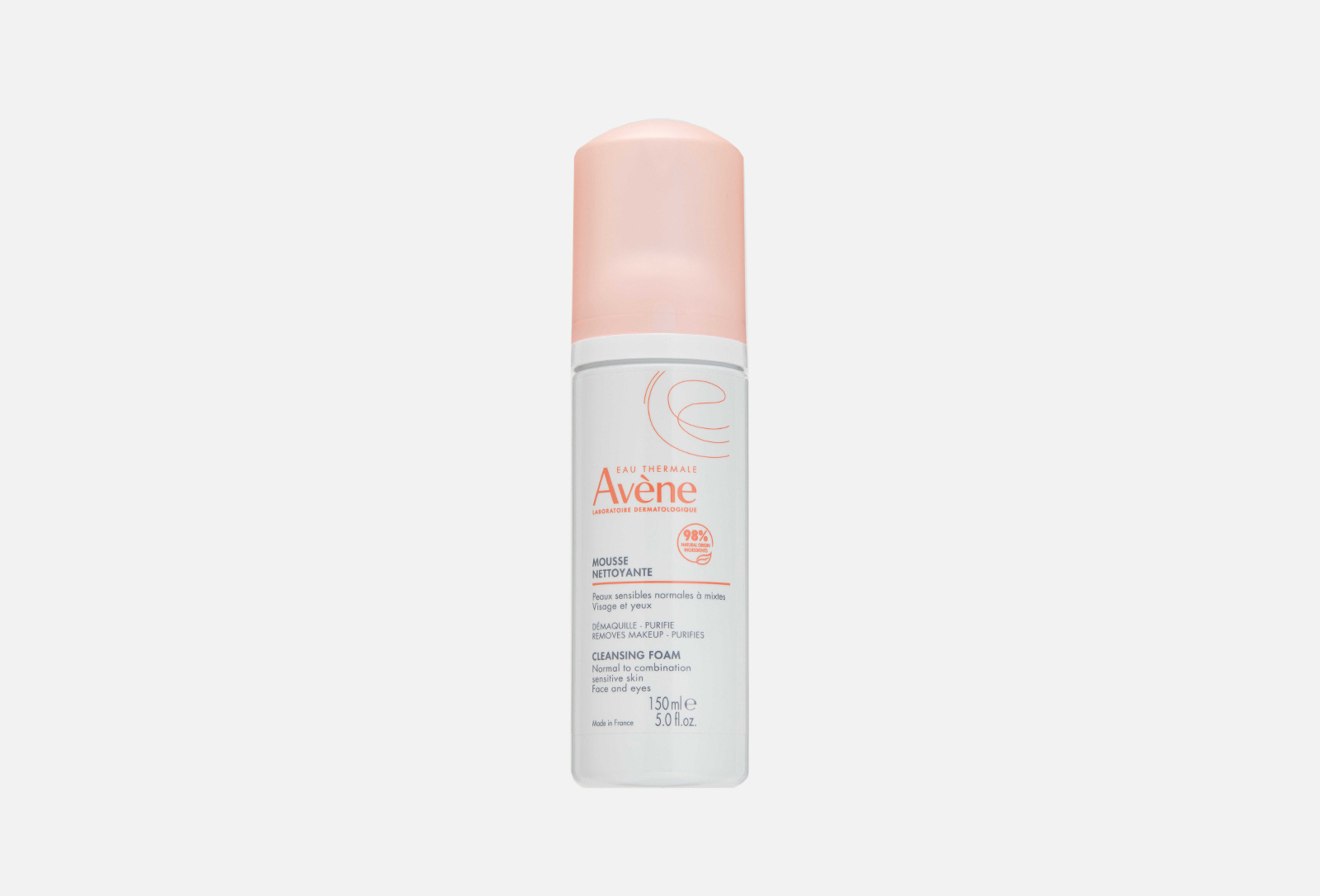EAU THERMALE AVENE Очищающая пенка для снятия макияжа mousse nettoyante ...