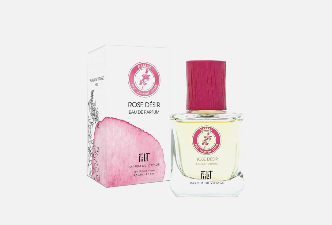 

Парфюмерная вода FIILIT PARFUM DU VOYAGE, Rose desir Damas 50 мл