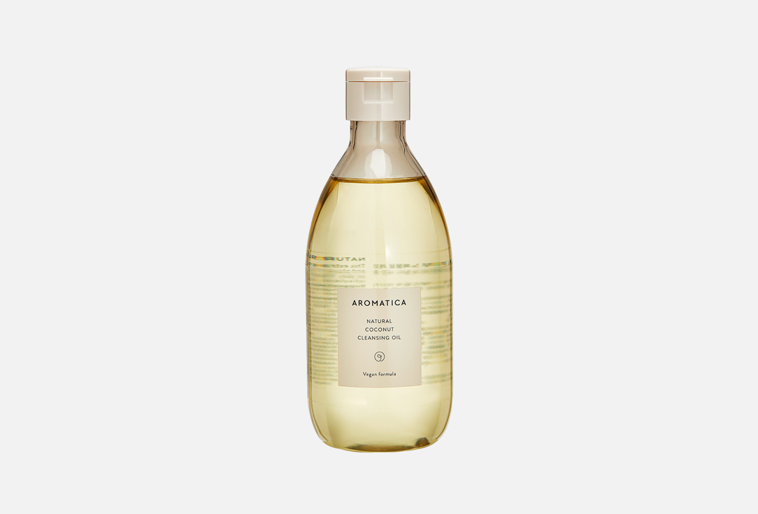 цена Гидрофильное масло для снятия макияжа AROMATICA NATURAL COCONUT CLEANSING OIL 300 мл